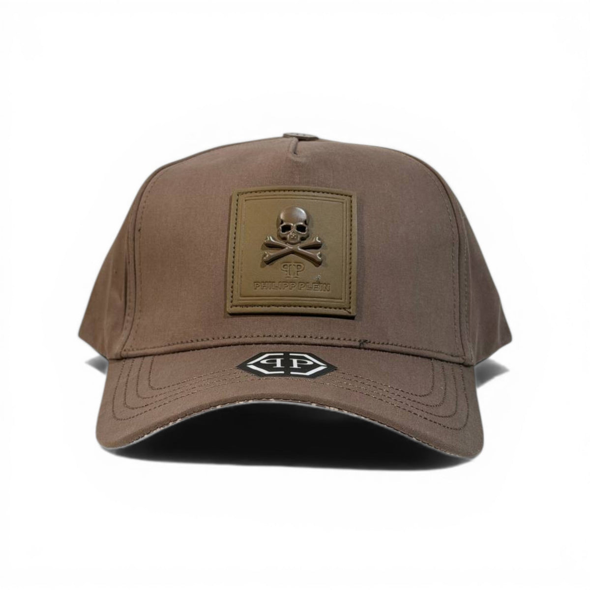 Philipp Plein Skull Icon Cap Mocha Brown Edition 🧢🤎💀✨ - MASTERPIECE