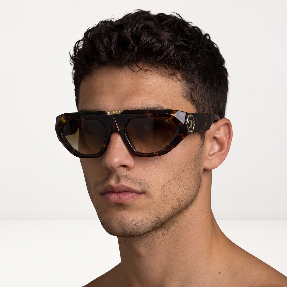 Philipp Plein Sunglasses — Tortoiseshell - MASTERPIECE