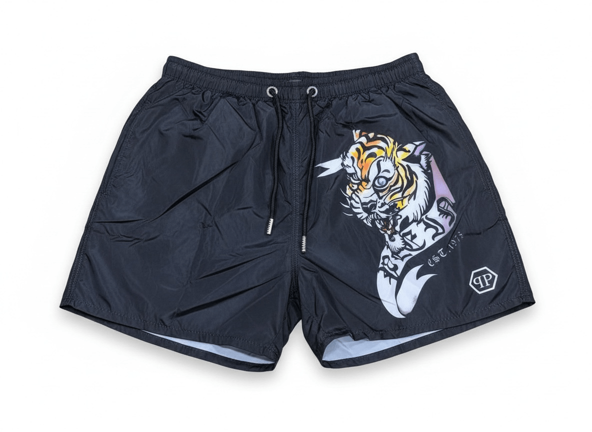 Philipp Plein Tiger Edition Swim Shorts 🐅🖤 - MASTERPIECE