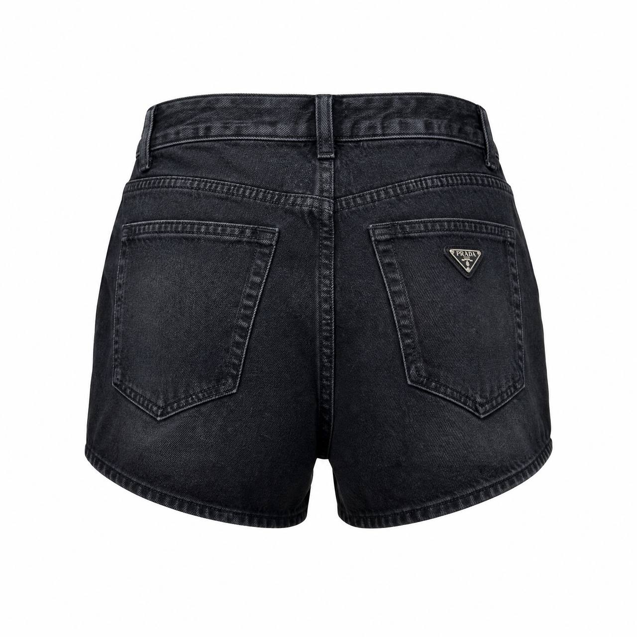 Prada Black Denim Shorts 🖤