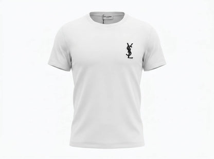 Saint Laurent White Logo T-Shirt 🤍✨🖤