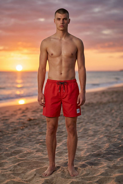 armani Exchange Essential Red Swim Shorts ❤️🌊☀️