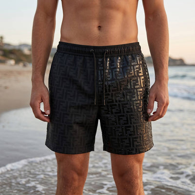 Fendi FF Hydro-Reveal Swim Shorts 🌊🖤✨