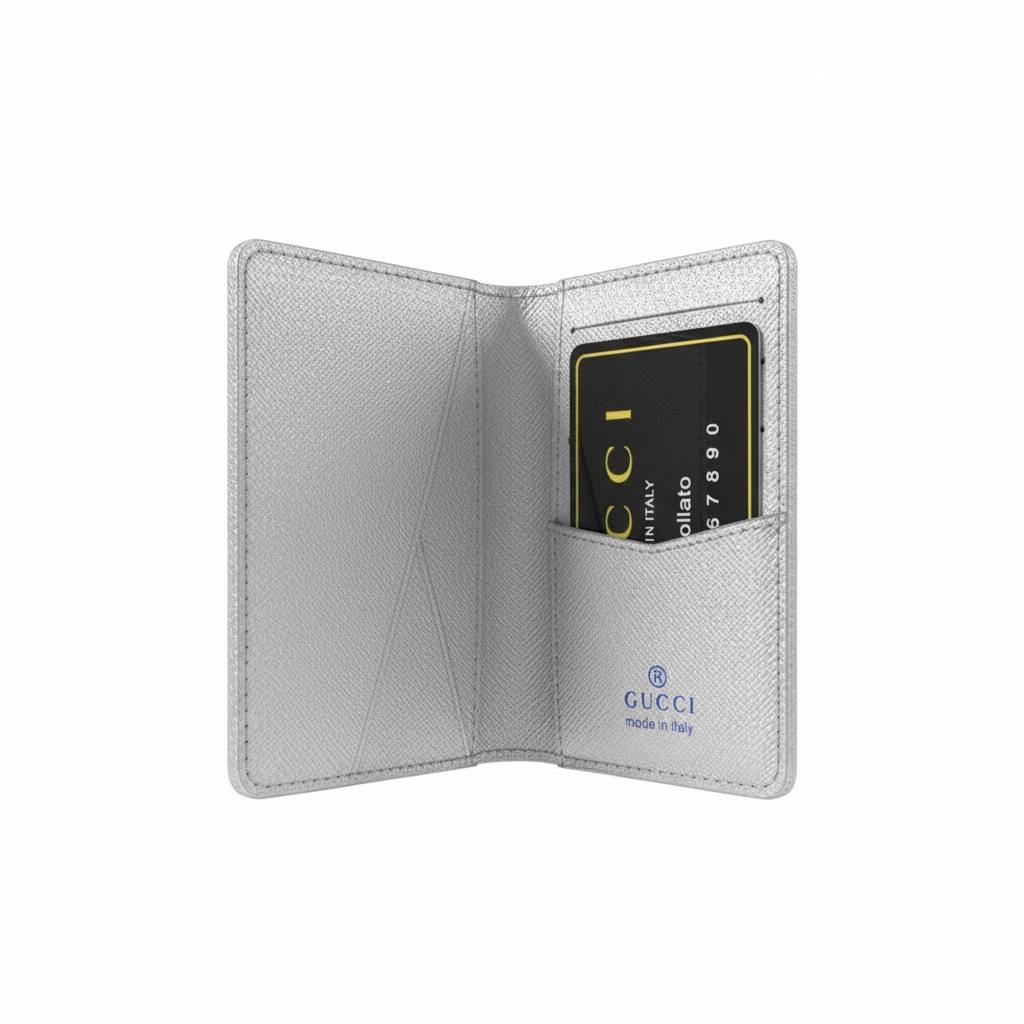 Gucci GG White Monogram Long Wallet – Luxury Signature Design 🤍✨