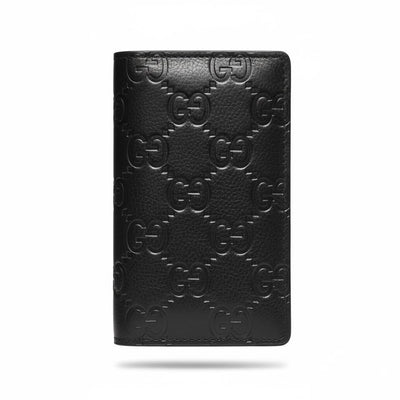 Gucci GG Embossed Black Leather Wallet – Iconic Signature Design 🖤✨