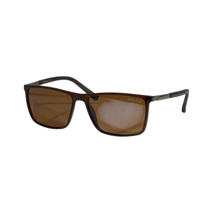 Police Classic Brown Sunglasses 🤎🕶️ Men Stylish UV Protection Shades - MASTERPIECE