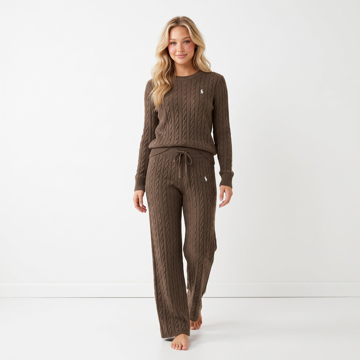 Polo Ralph Lauren Cable Knit Set – Brown - MASTERPIECE