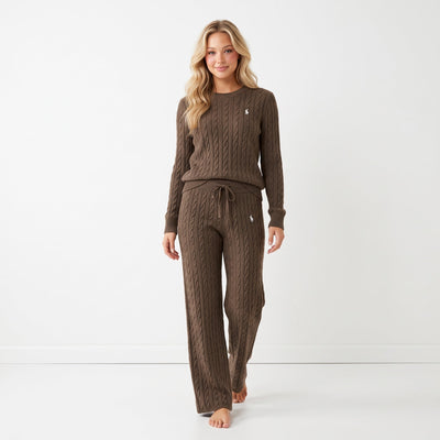 Polo Ralph Lauren Cable Knit Set – Brown - MASTERPIECE