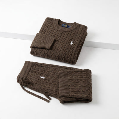 Polo Ralph Lauren Cable Knit Set – Brown - MASTERPIECE