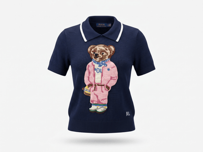 Polo Ralph Lauren Polo Bear Knit Polo – Navy 💙🧸 - MASTERPIECE