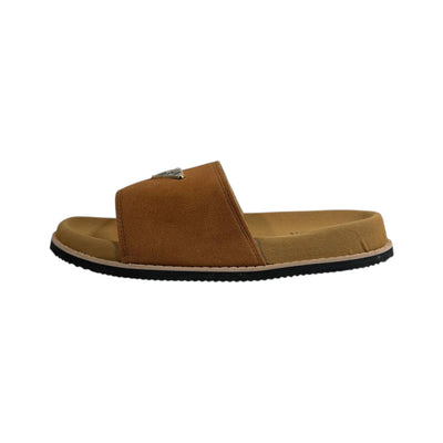 Prada Brown Luxe Comfort Slides – Elegant Everyday Sandals 🤎👡 - MASTERPIECE