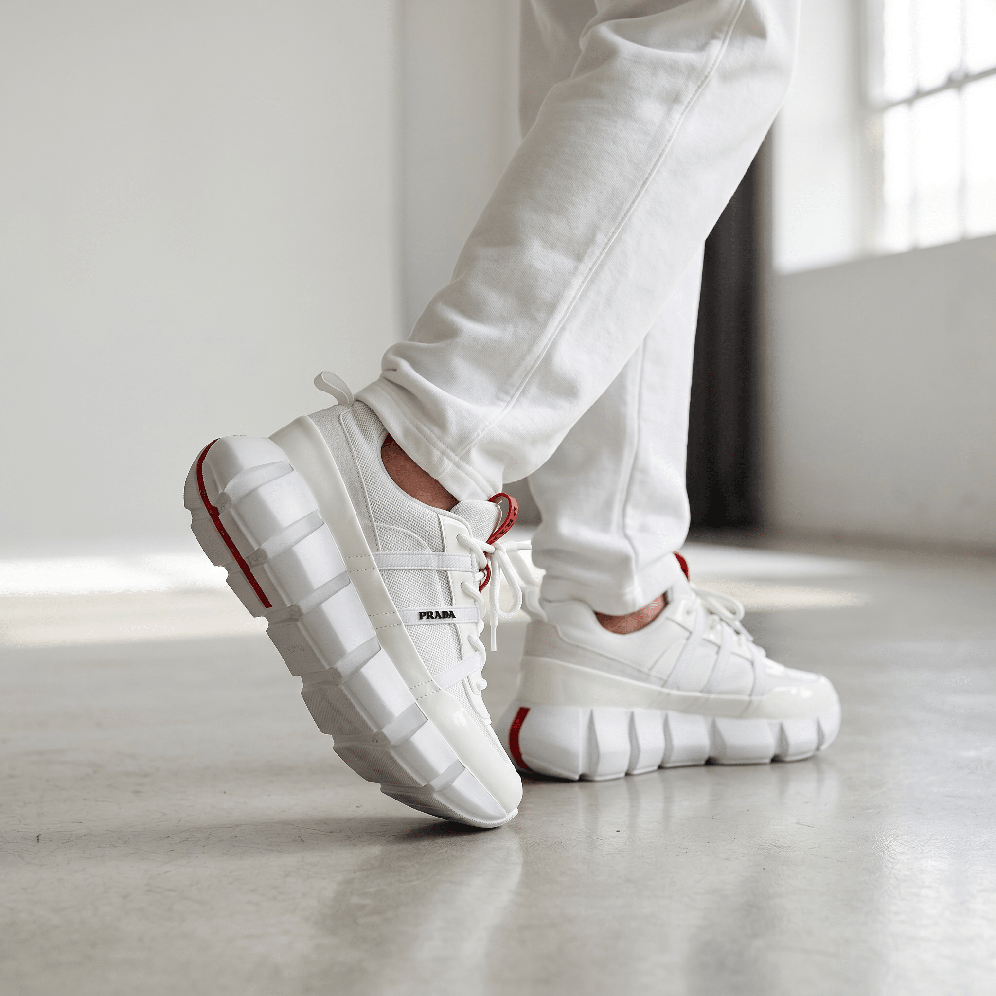 🔥 Prada Cloud Chunky Runner Sneakers 🤍❤️👟 - MASTERPIECE