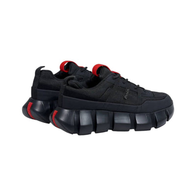 ❤️🖤 Prada Cloudbust Thunder Black Red Luxury Sneakers 👟⚡ - MASTERPIECE