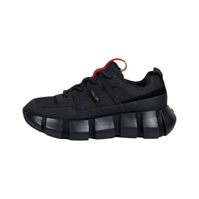 ❤️🖤 Prada Cloudbust Thunder Black Red Luxury Sneakers 👟⚡ - MASTERPIECE