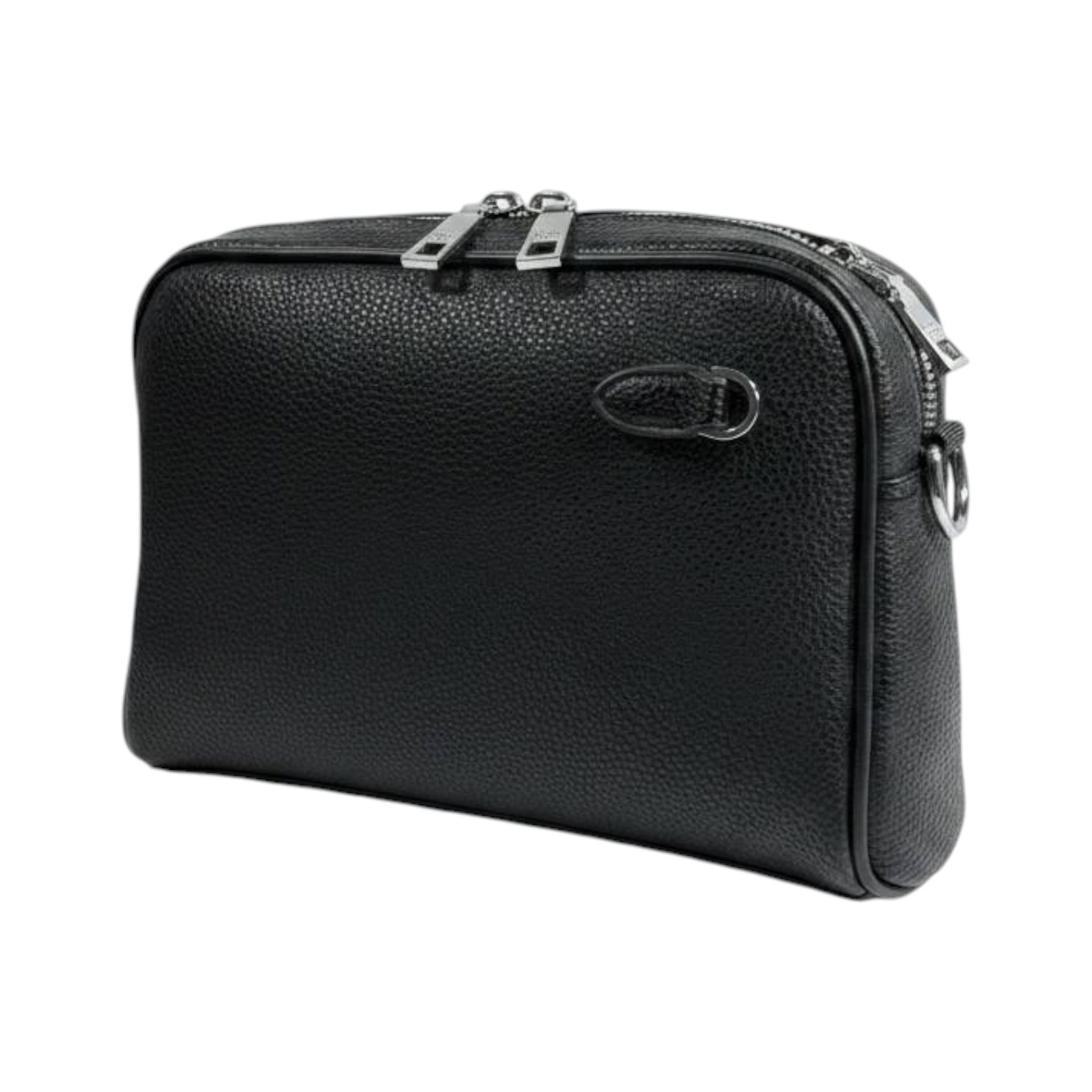 Prada Luxe Black Leather Travel Pouch ✨🖤 Premium Organizer Bag - MASTERPIECE