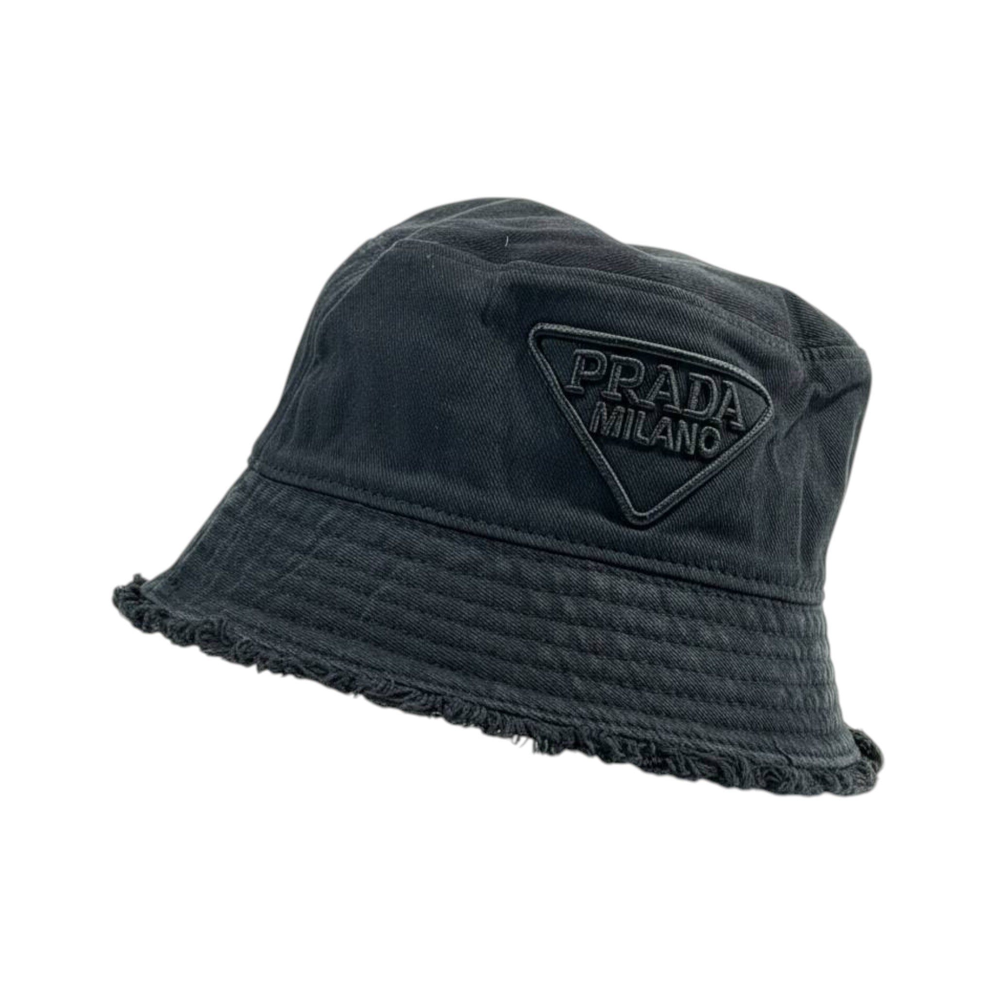 🎩 Prada Milano Black Bucket Hat | Luxury Street Essential 🖤 - MASTERPIECE