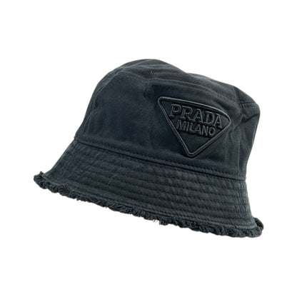 🎩 Prada Milano Black Bucket Hat | Luxury Street Essential 🖤 - MASTERPIECE