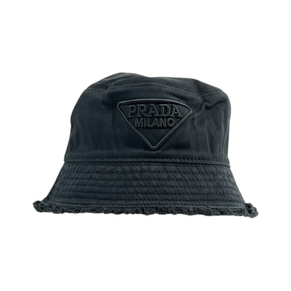 🎩 Prada Milano Black Bucket Hat | Luxury Street Essential 🖤 - MASTERPIECE