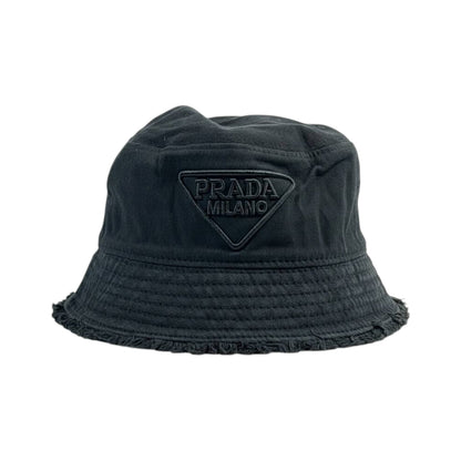 🎩 Prada Milano Black Bucket Hat | Luxury Street Essential 🖤 - MASTERPIECE