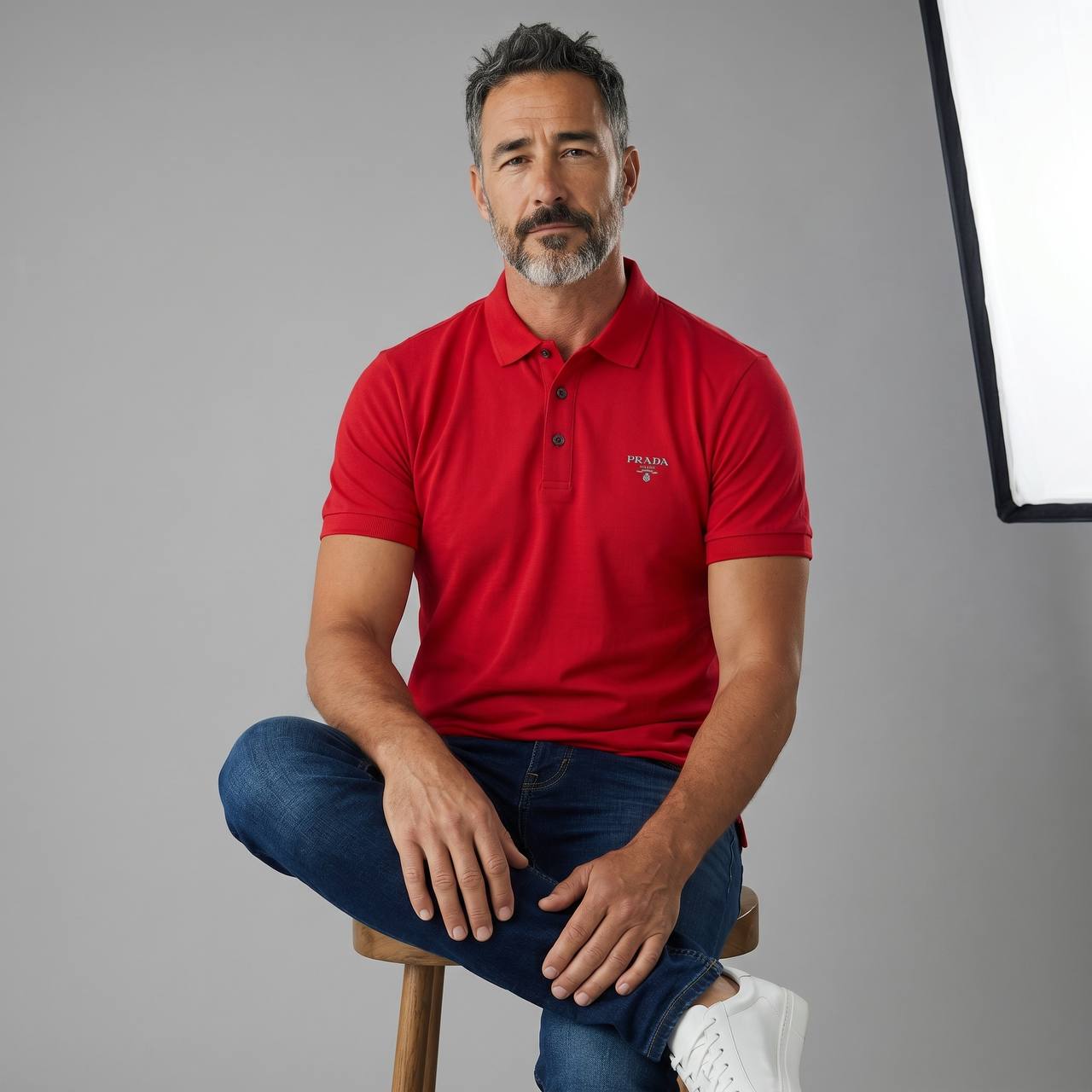Prada Milano Essential Red Polo ❤️✨ - MASTERPIECE
