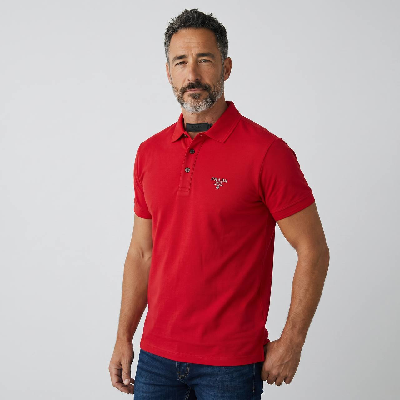 Prada Milano Essential Red Polo ❤️✨ - MASTERPIECE