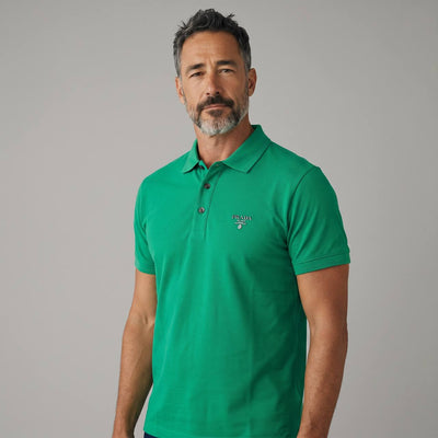 Prada Milano Luxury Green Polo Shirt 💚✨ - MASTERPIECE