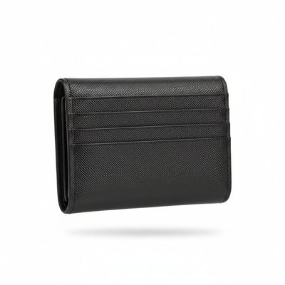 Prada Milano Saffiano Cards Holder — Black - MASTERPIECE