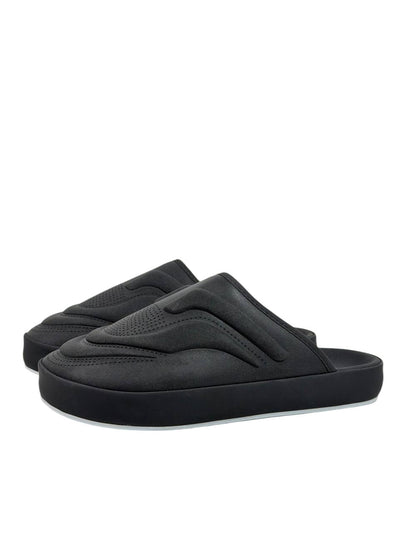 Prada Monolith Foam Slides – Black Minimal Luxury Comfort 🖤⚡ - MASTERPIECE