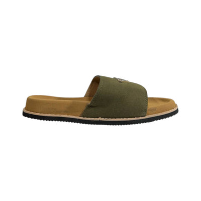 Prada Olive Comfort Slides – Luxury Minimal Summer Sandals 💚👡 - MASTERPIECE