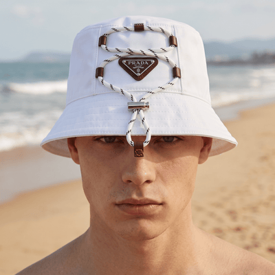 Prada Rope Detail Bucket Hat 🤍 - MASTERPIECE