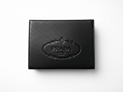 Prada Saffiano Leather Clutch — Black - MASTERPIECE