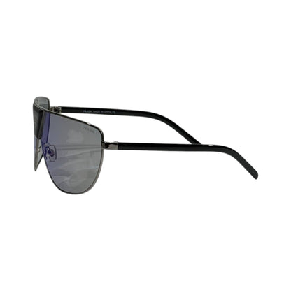 Prada Shield Sunglasses – Futuristic Mirror Edition 🖤🛡️ - MASTERPIECE