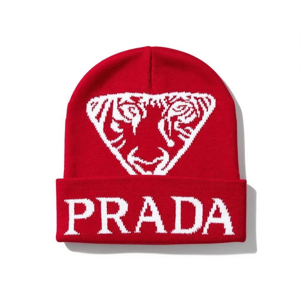 Prada Tiger Knit Beanie - MASTERPIECE