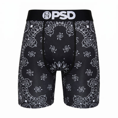 🖤🤍 PSD Black Bandana Compression Boxer Briefs | Performance Athletic Underwear 🔥 - MASTERPIECE