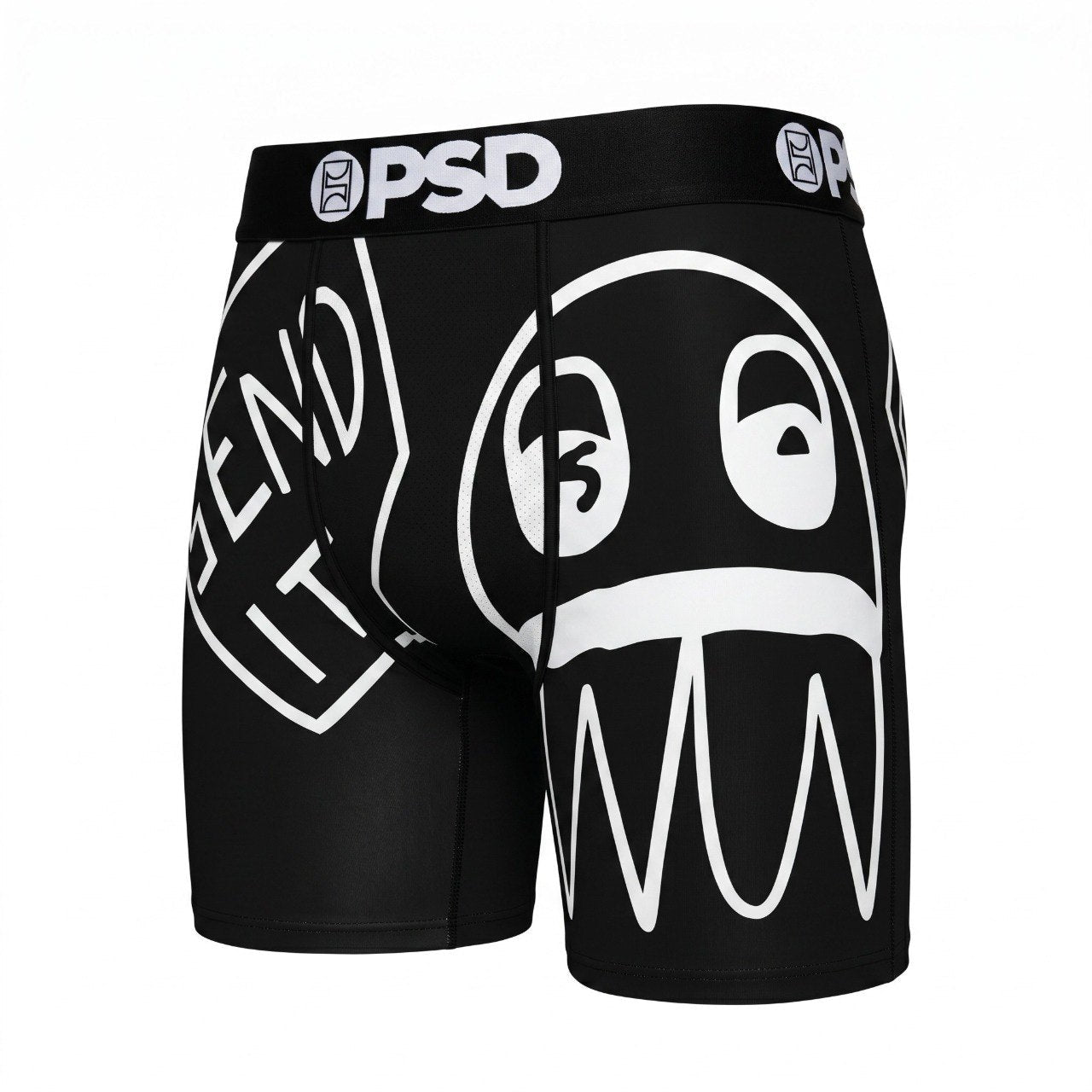 🖤 PSD Black Friend Graphic Boxer Briefs – Bold Men’s Underwear 🤍 - MASTERPIECE