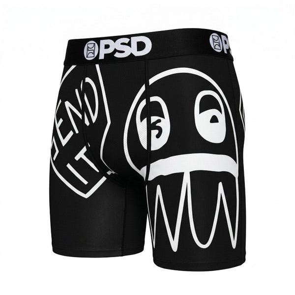 🖤 PSD Black Friend Graphic Boxer Briefs – Bold Men’s Underwear 🤍