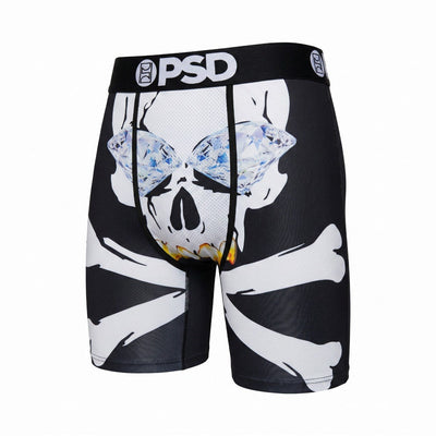 💀💎 PSD Diamond Skull Compression Boxer Briefs | Premium Performance Underwear 🔥 - MASTERPIECE
