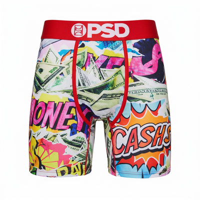 💵🎨 PSD Money Pop Art Compression Boxer Briefs | Performance Athletic Underwear 🔥 - MASTERPIECE