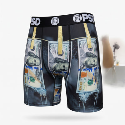 PSD Money Print Performance Boxer Briefs – Premium Compression Underwear 💵🔥 - MASTERPIECE