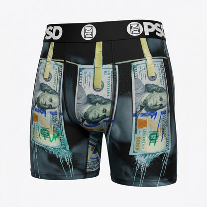 PSD Money Print Performance Boxer Briefs – Premium Compression Underwear 💵🔥 - MASTERPIECE