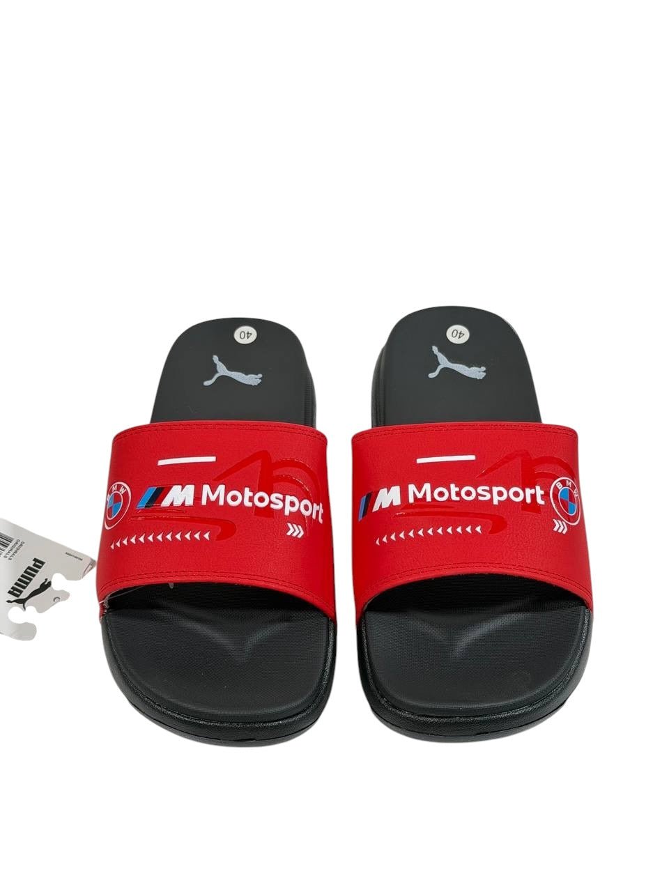 PUMA BMW M Motorsport Slide Sandals – Red Edition 🔴🏁 - MASTERPIECE