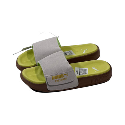 💚 Puma Palermo Comfort Slides – Lime Green Summer Edition - MASTERPIECE