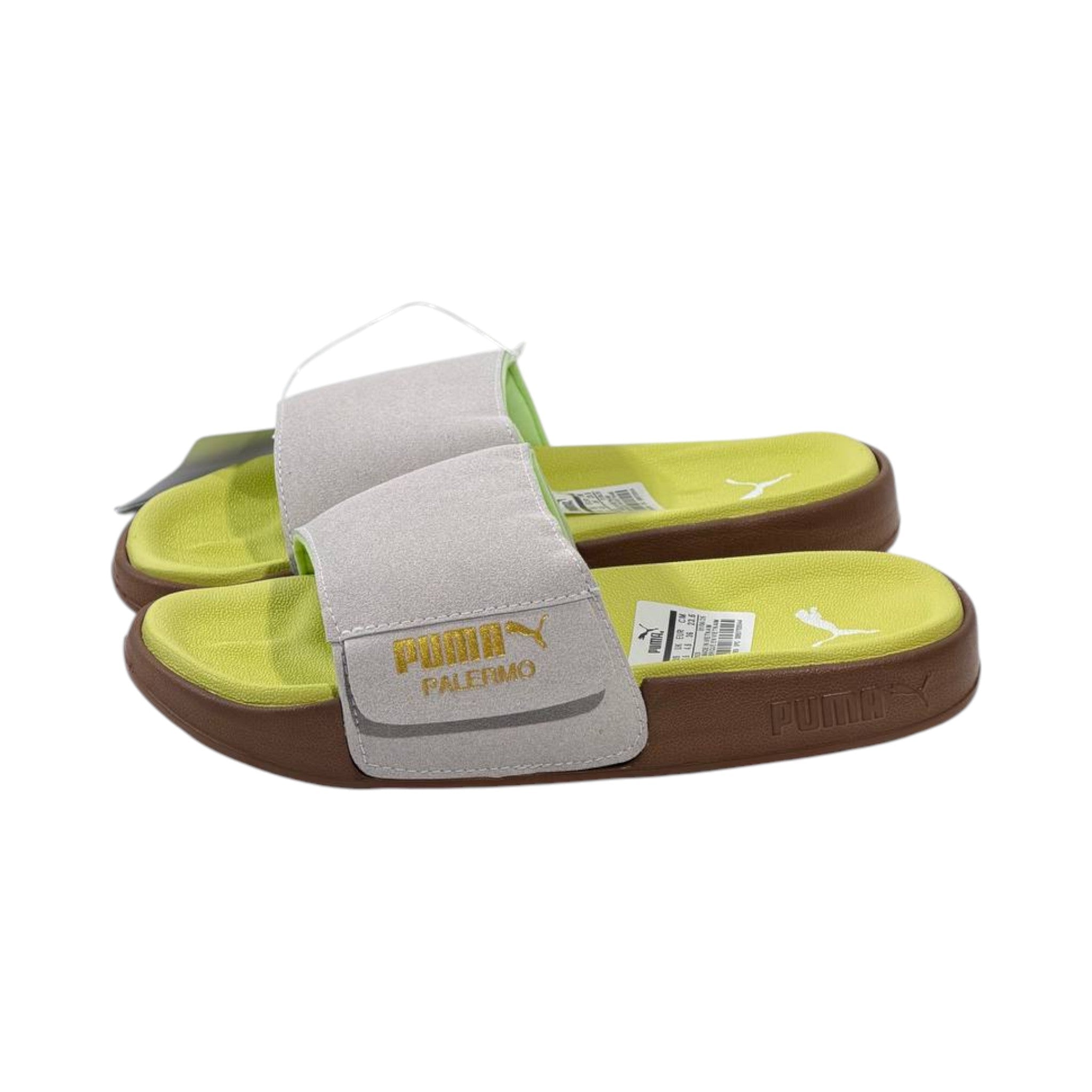 💚 Puma Palermo Comfort Slides – Lime Green Summer Edition - MASTERPIECE