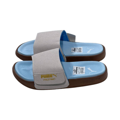 💙 Puma Palermo Comfort Slides – Sky Blue & Grey Summer Edition - MASTERPIECE
