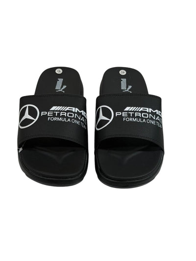 PUMA x AMG PETRONAS Slide Sandals – Black Edition 🖤🏁 - MASTERPIECE