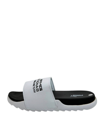 PUMA x AMG PETRONAS Slide Sandals – White Edition ⚡🏁 - MASTERPIECE
