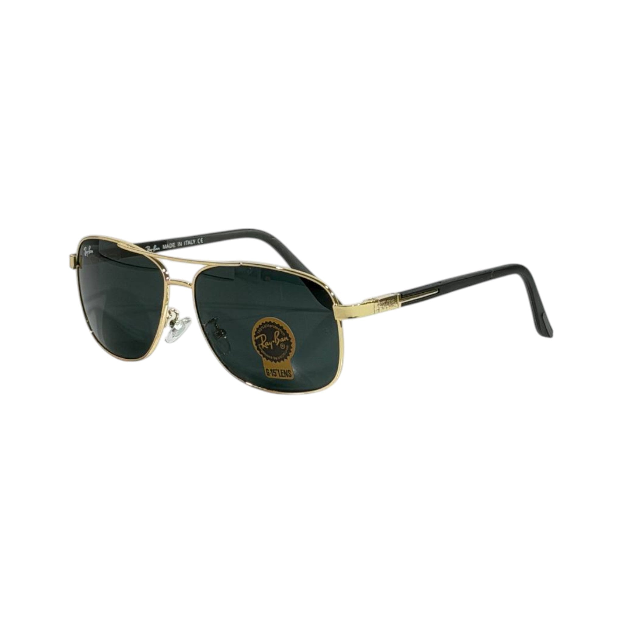 Ray - Ban Aviator Green Lens Sunglasses 🕶️ | Gold Classic Frame - MASTERPIECE