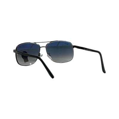 Ray - Ban Aviator Sunglasses 🕶️ | Black Frame with Blue Gradient Lenses - MASTERPIECE