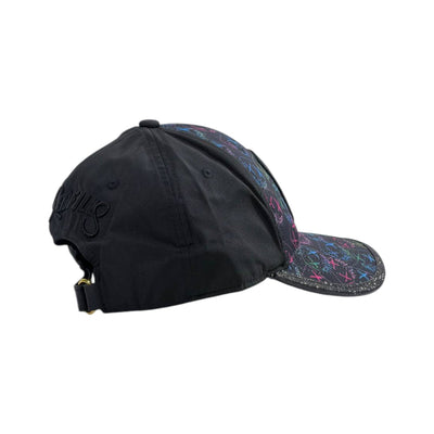 🧢 Redfills Neon Sketch Cap | Holographic Patch Streetwear Edition 🌈🔥 - MASTERPIECE