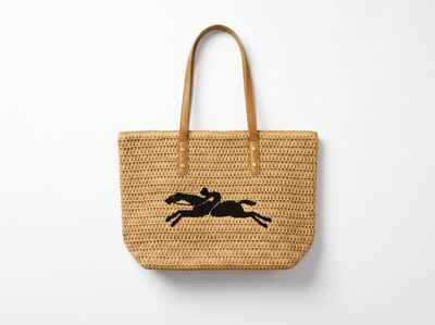 🌴 Riviera Woven Beach Tote Bag – Coastal Chic Edition ☀️ - MASTERPIECE